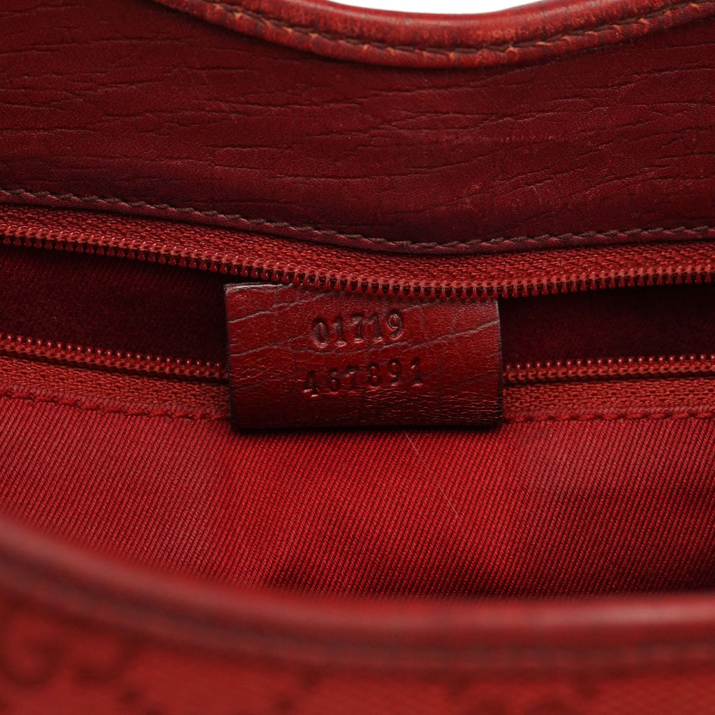 01719 Red GG Jackie Shoulder Bag