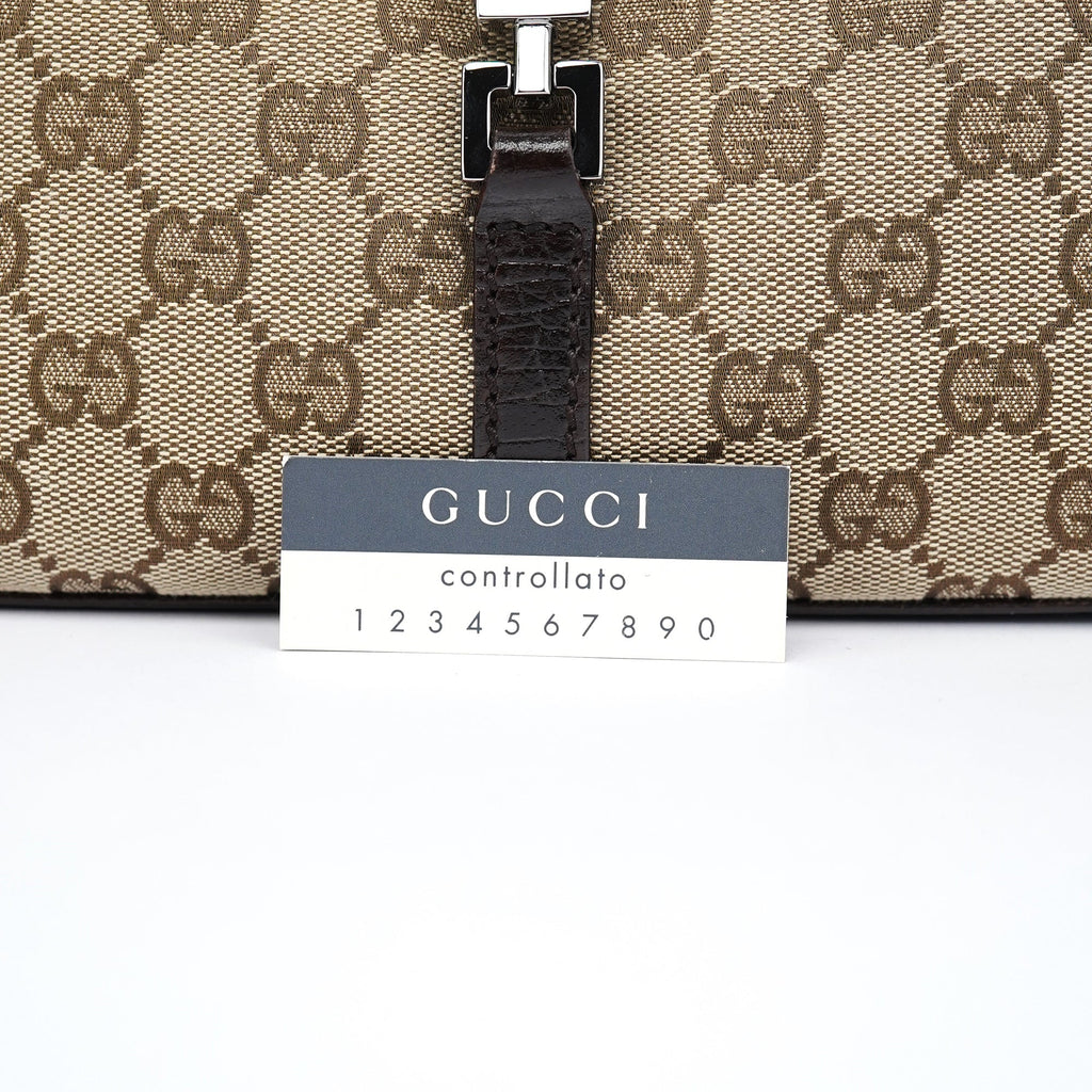01721 Beige GG Jackie Shoulder Bag