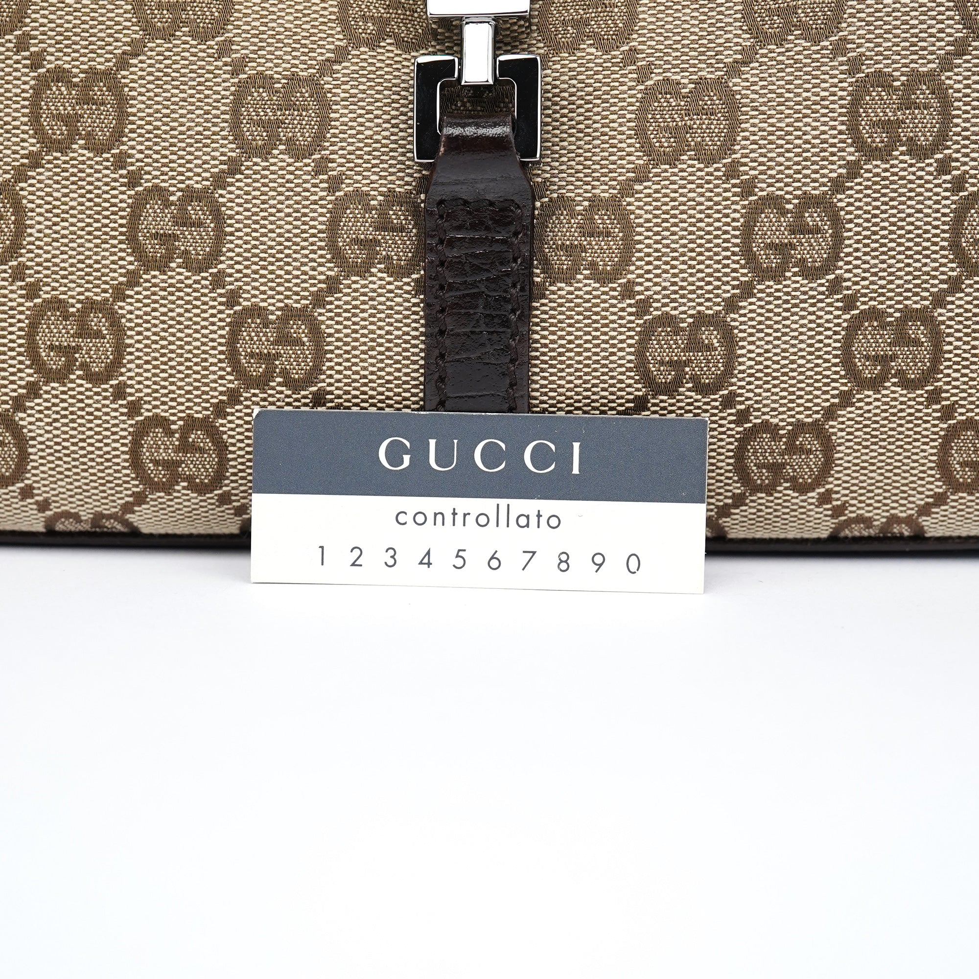 01721 Beige GG Jackie Shoulder Bag