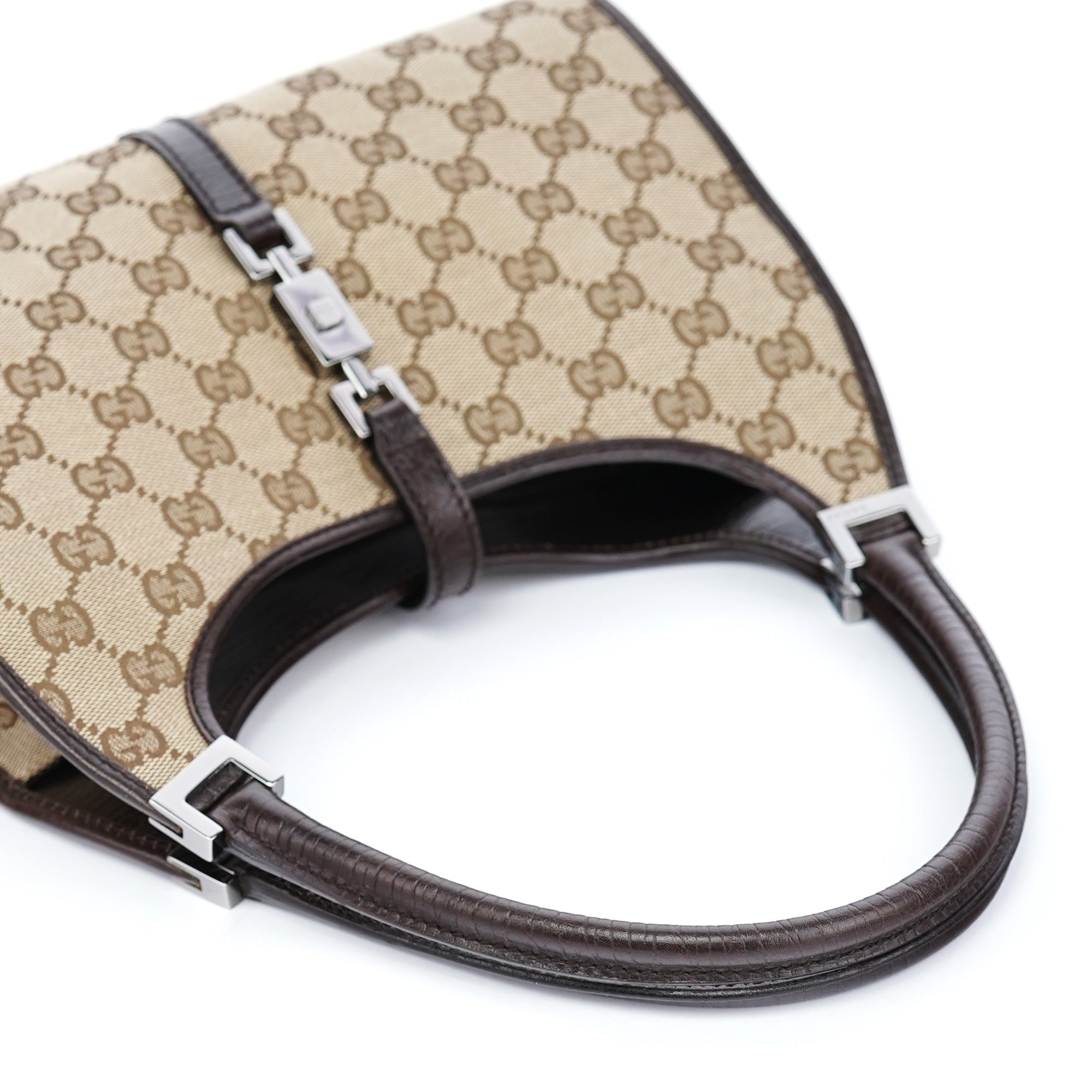 01721 Beige GG Jackie Shoulder Bag