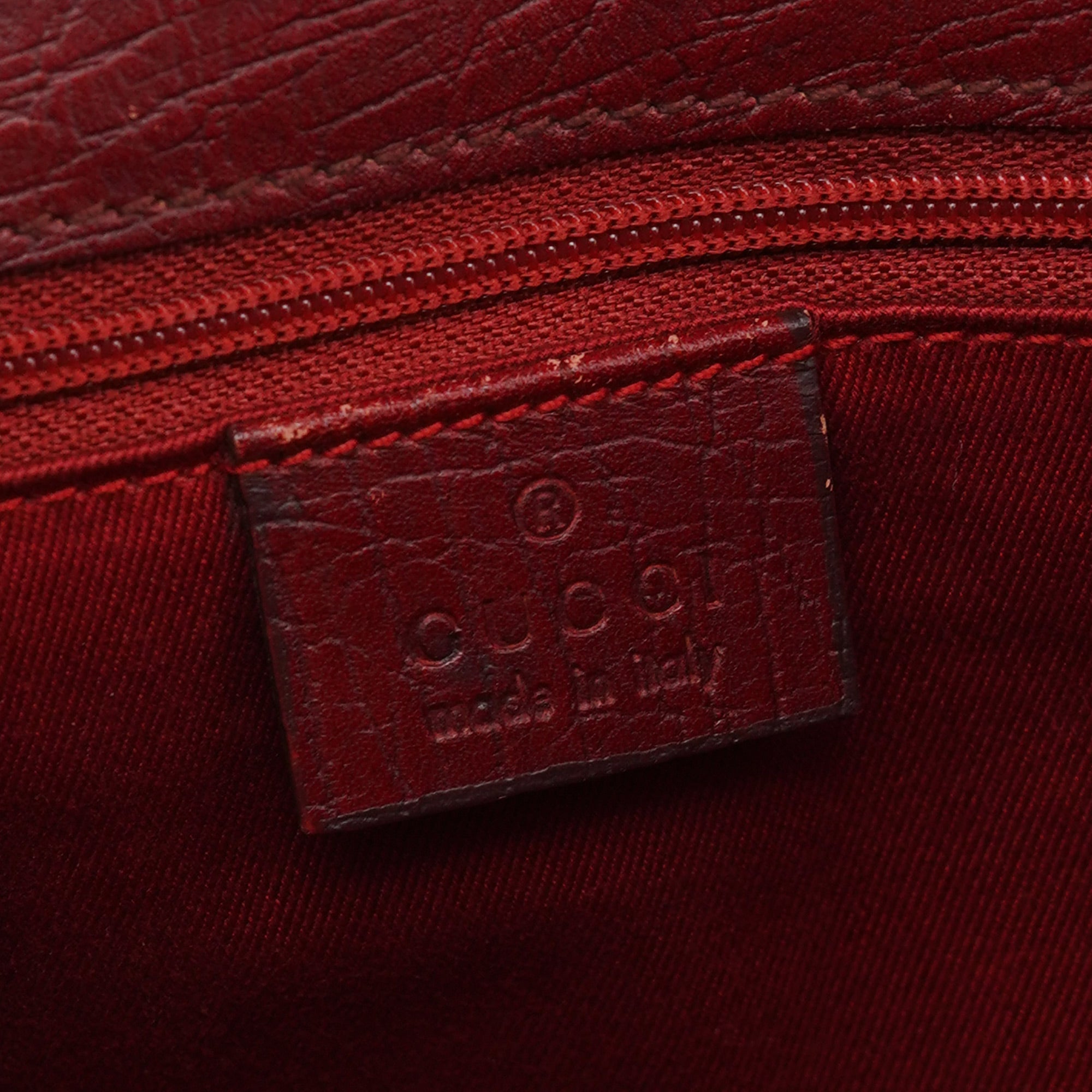 01721 Red GG Jackie Shoulder Bag