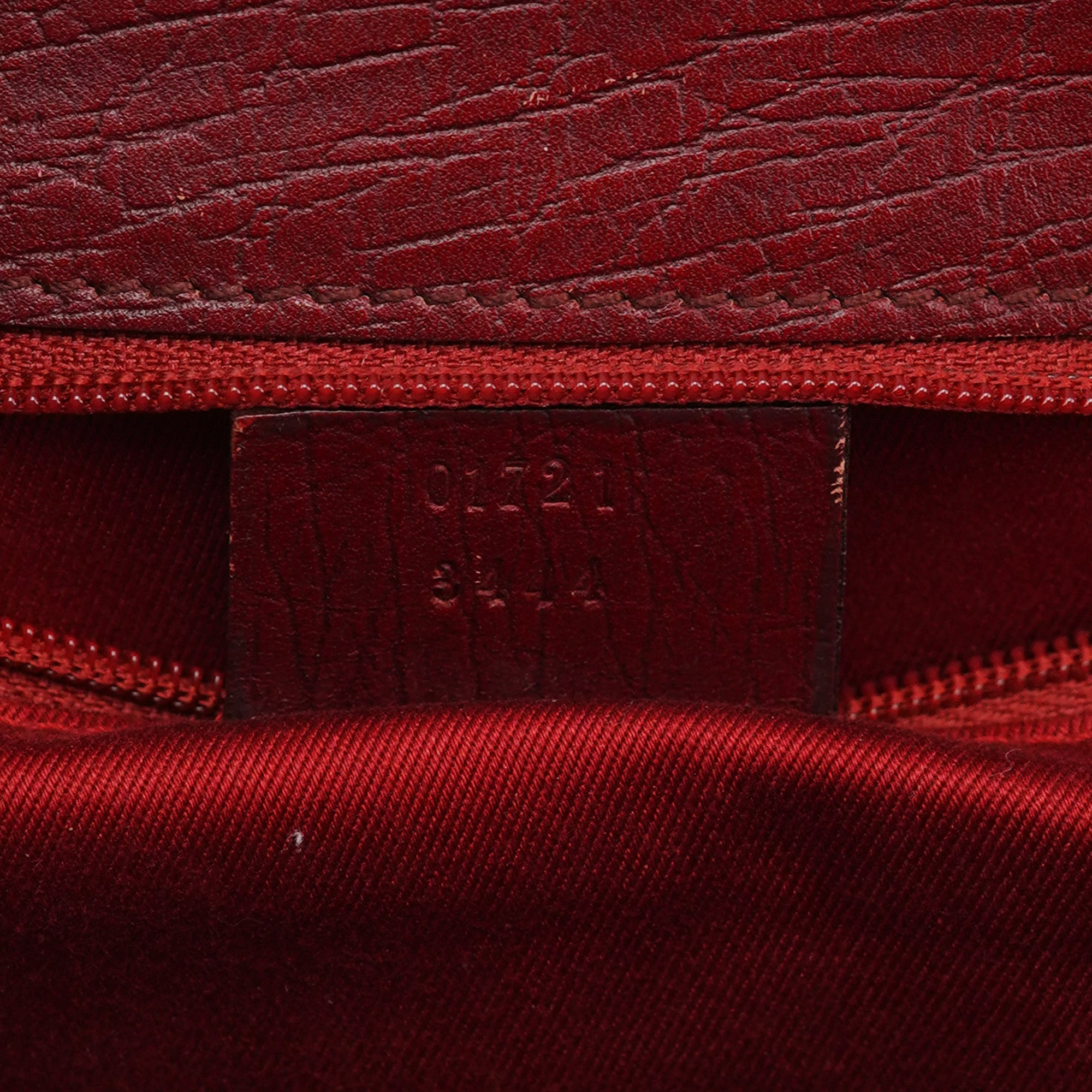 01721 Red GG Jackie Shoulder Bag