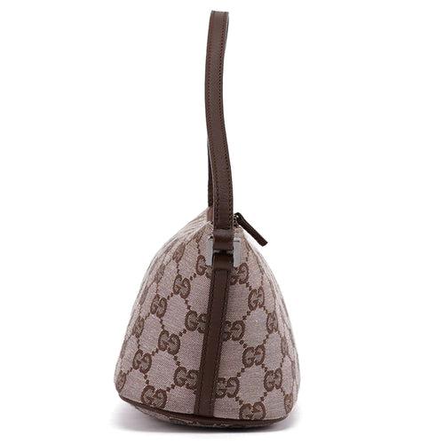 01798 Beige Brown GG Boat Pochette