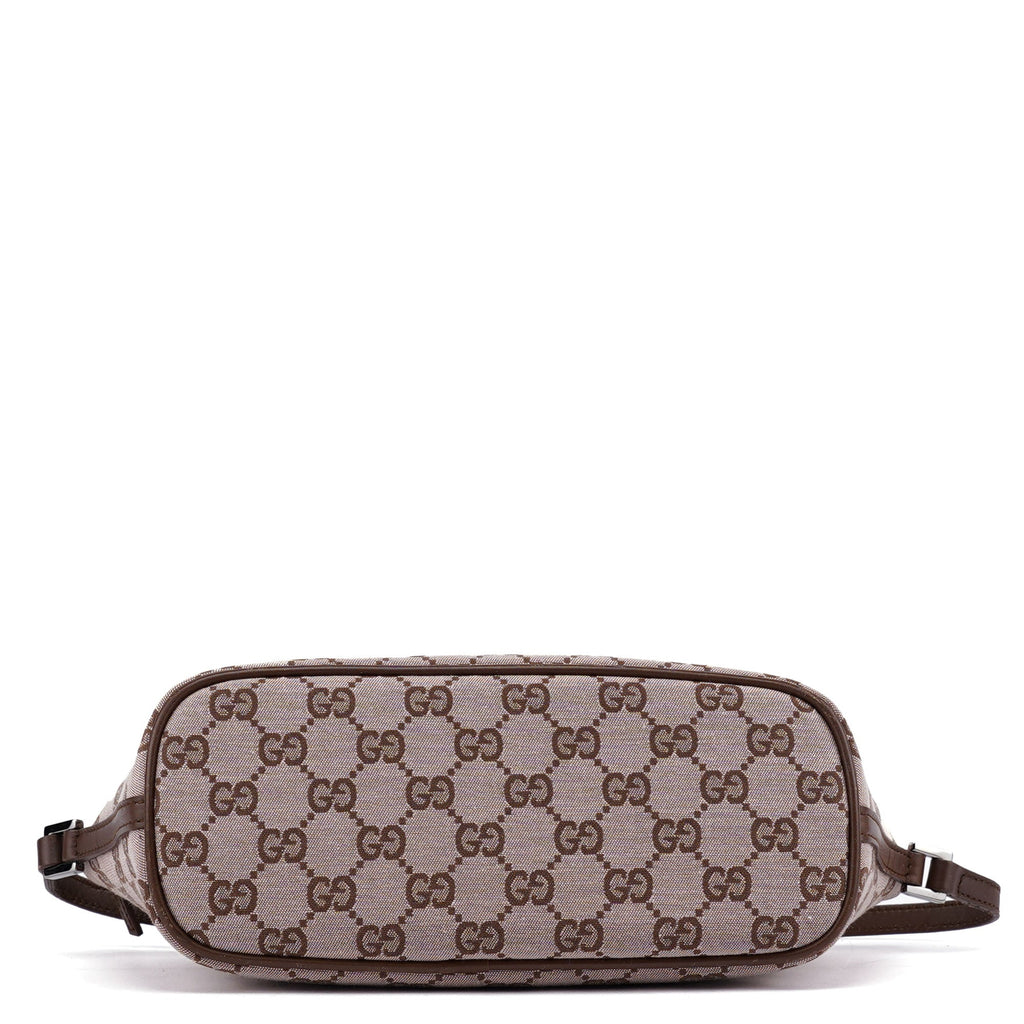 01798 Beige Brown GG Boat Pochette