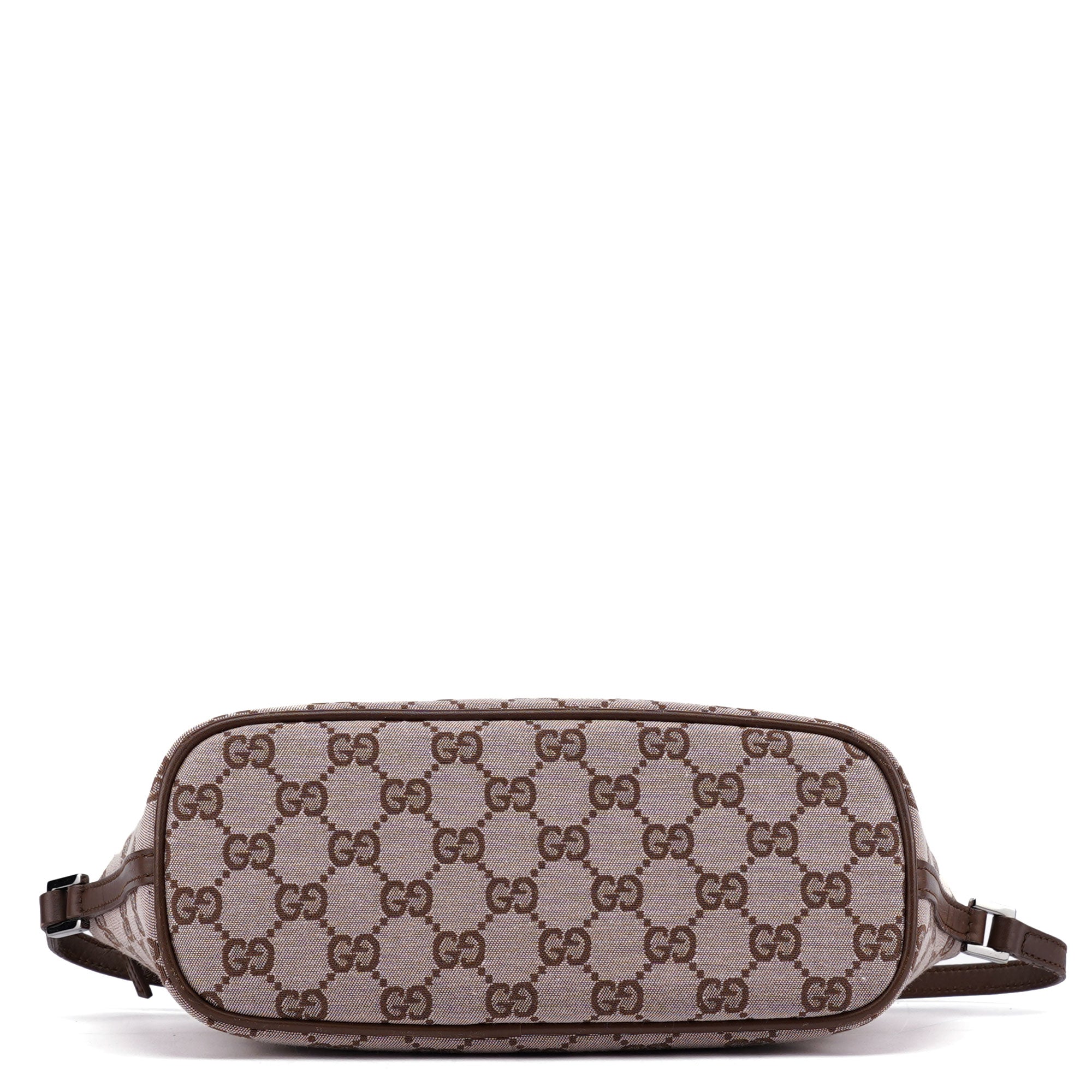 01798 Beige Brown GG Boat Pochette