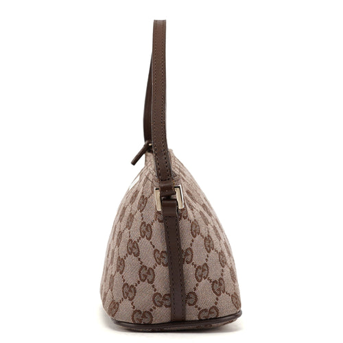 039 1103 Beige Brown GG Boat Pochette