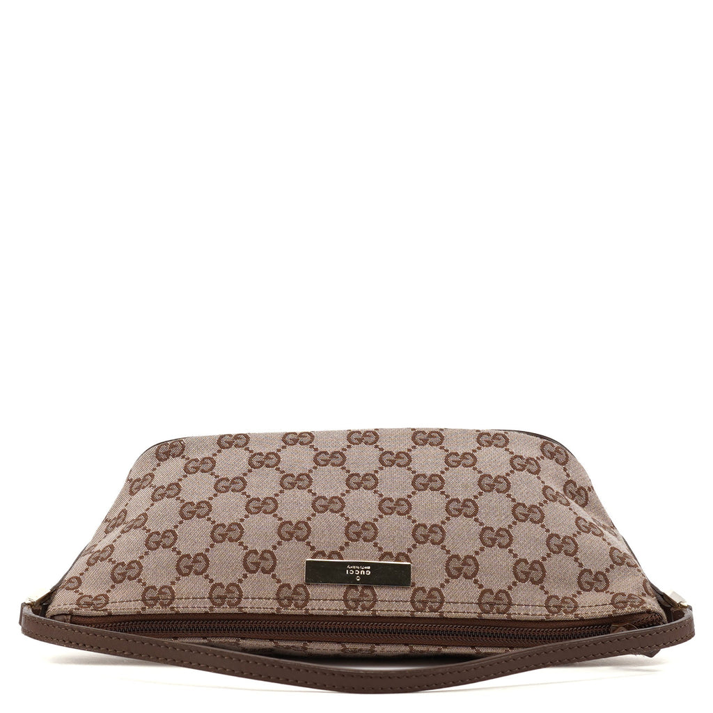 039 1103 Beige Brown GG Boat Pochette