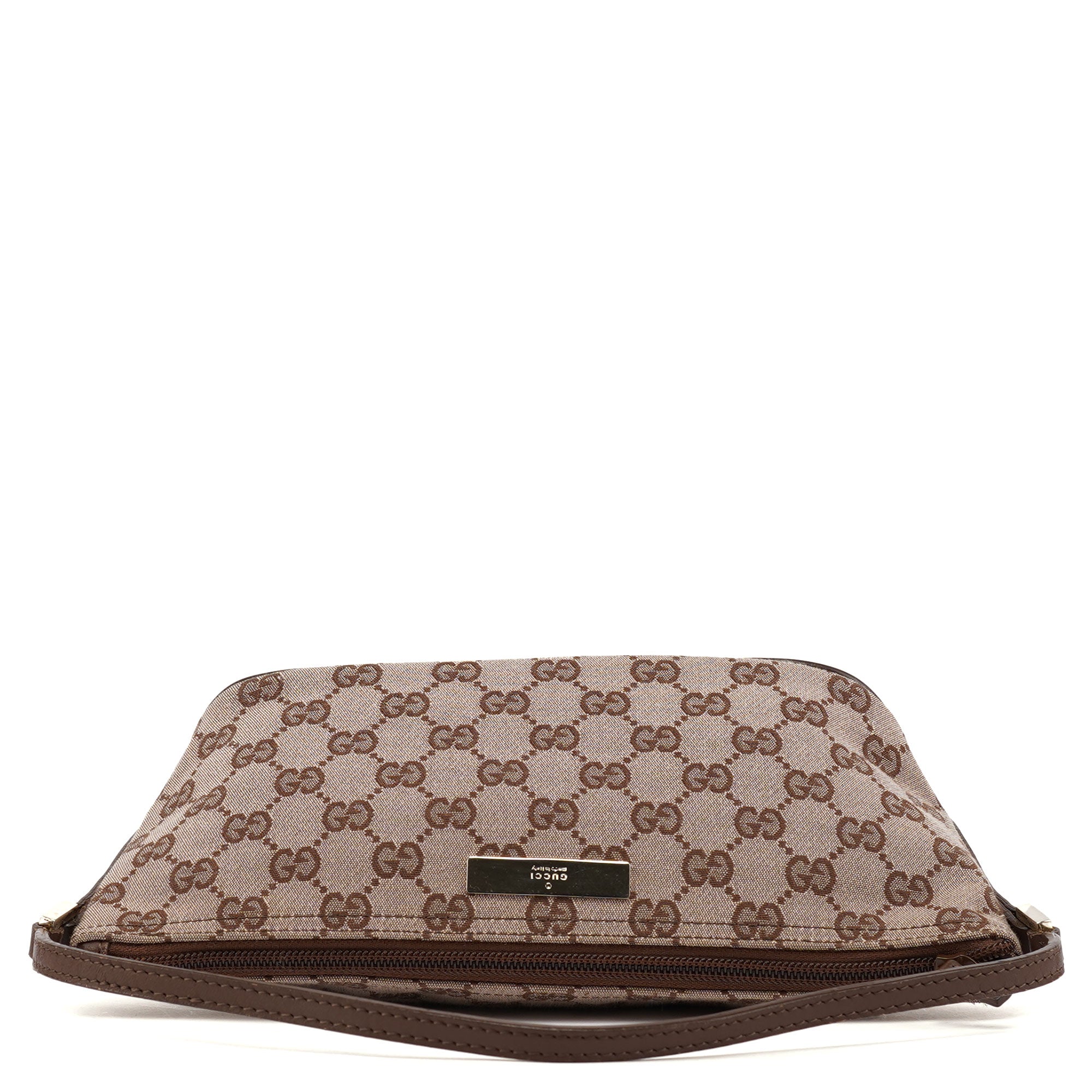 039 1103 Beige Brown GG Boat Pochette