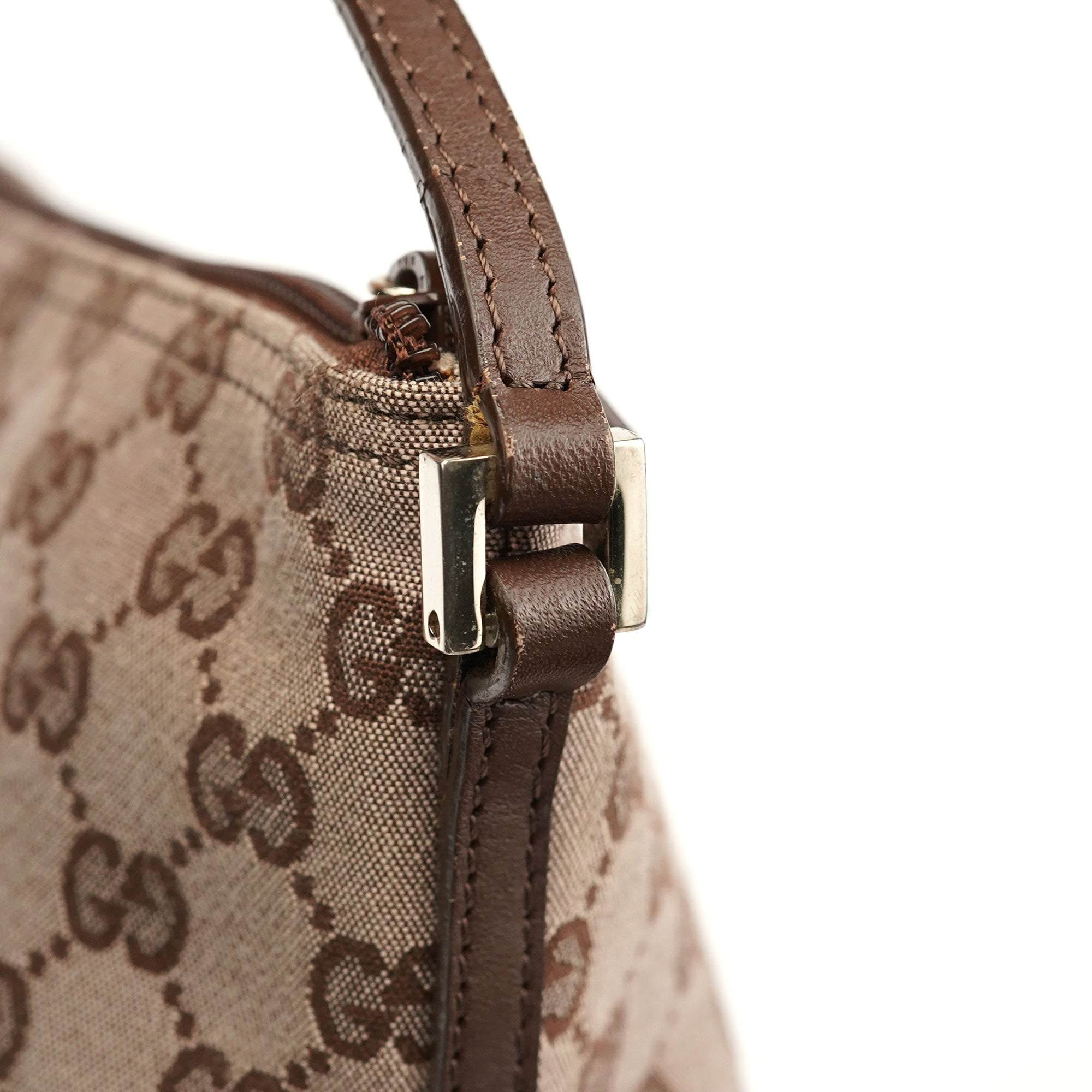 039 1103 Beige Brown GG Boat Pochette