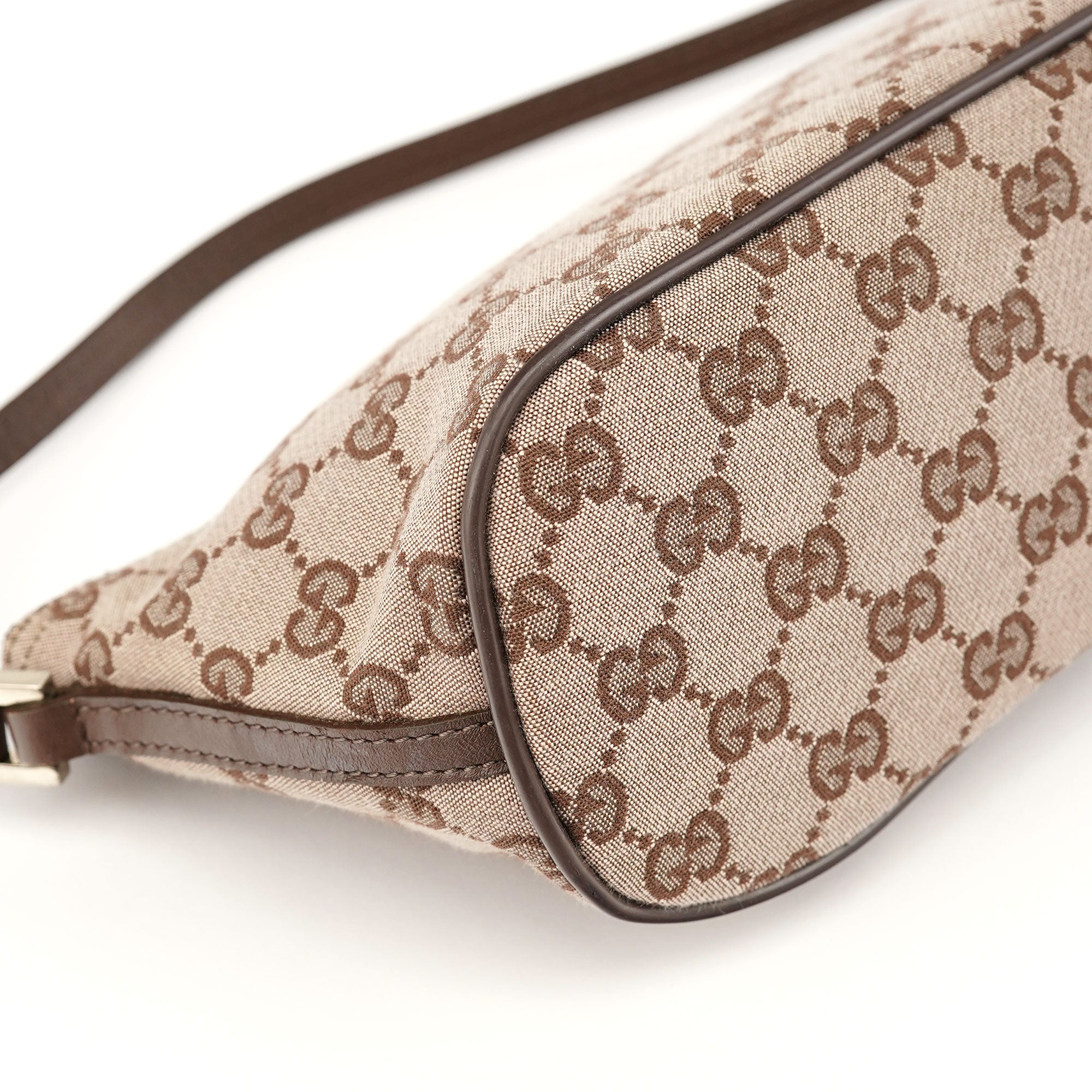 039 1103 Beige Brown GG Boat Pochette