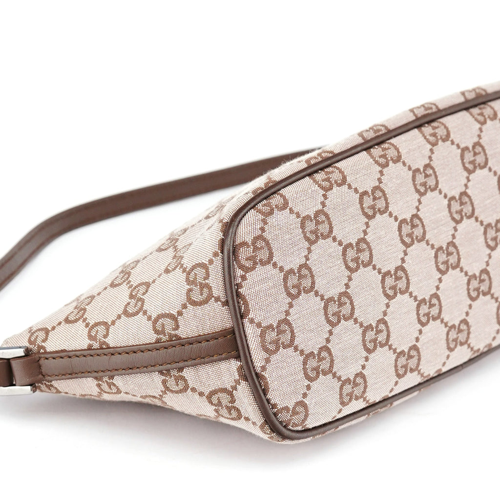039 1103 Beige Brown GG Boat Pochette