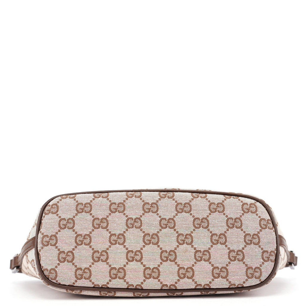 039 1103 Beige Brown GG Boat Pochette