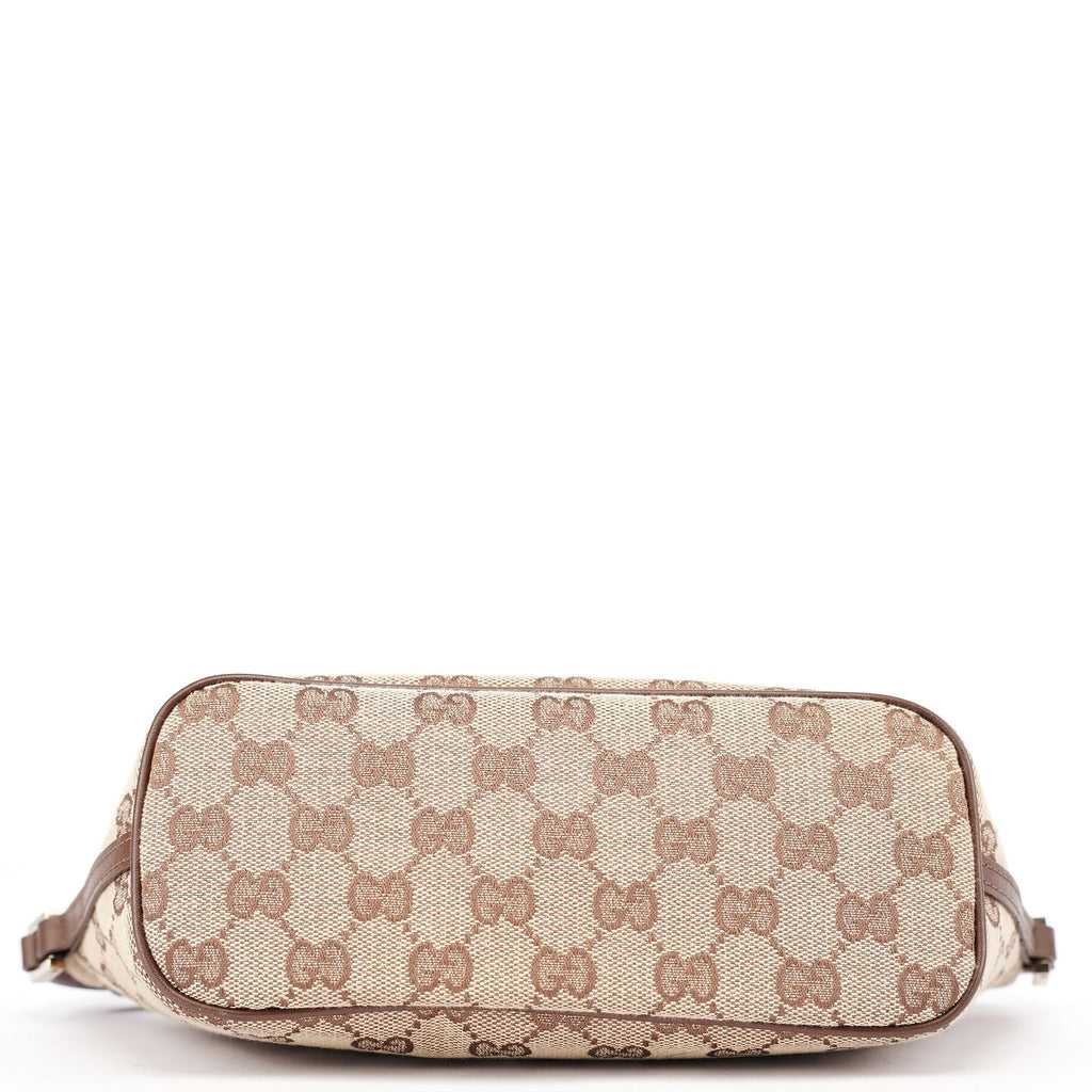 039 1103 Beige Brown GG Boat Pochette