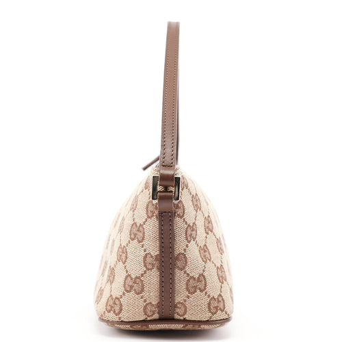 039 1103 Beige Brown GG Boat Pochette