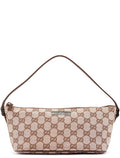 039 1103 Beige Brown GG Boat Pochette