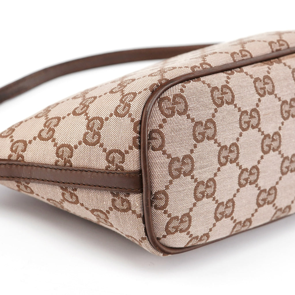 039 1103 Beige Brown GG Boat Pochette