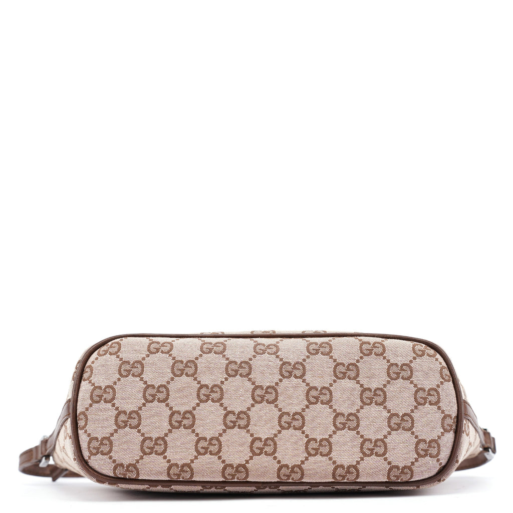 039 1103 Beige Brown GG Boat Pochette