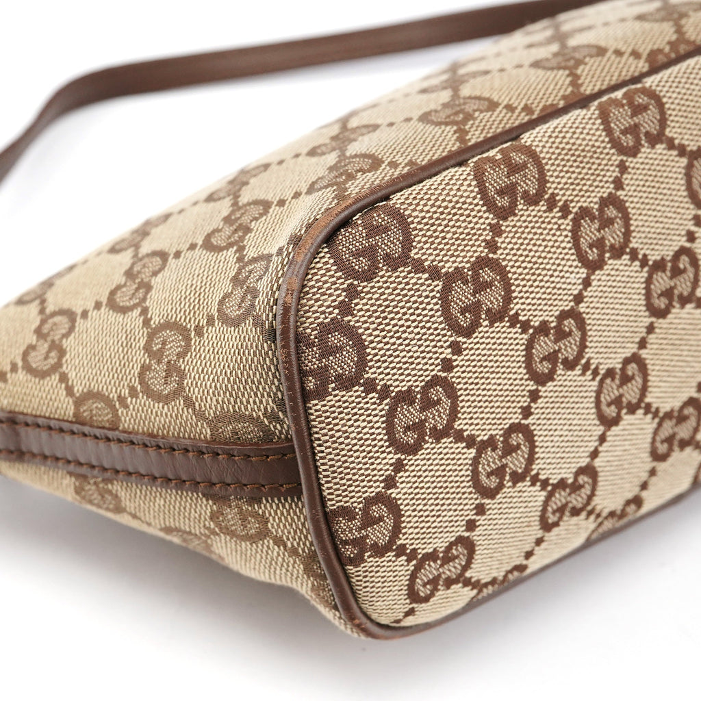 039 1103 Beige Brown GG Boat Pochette