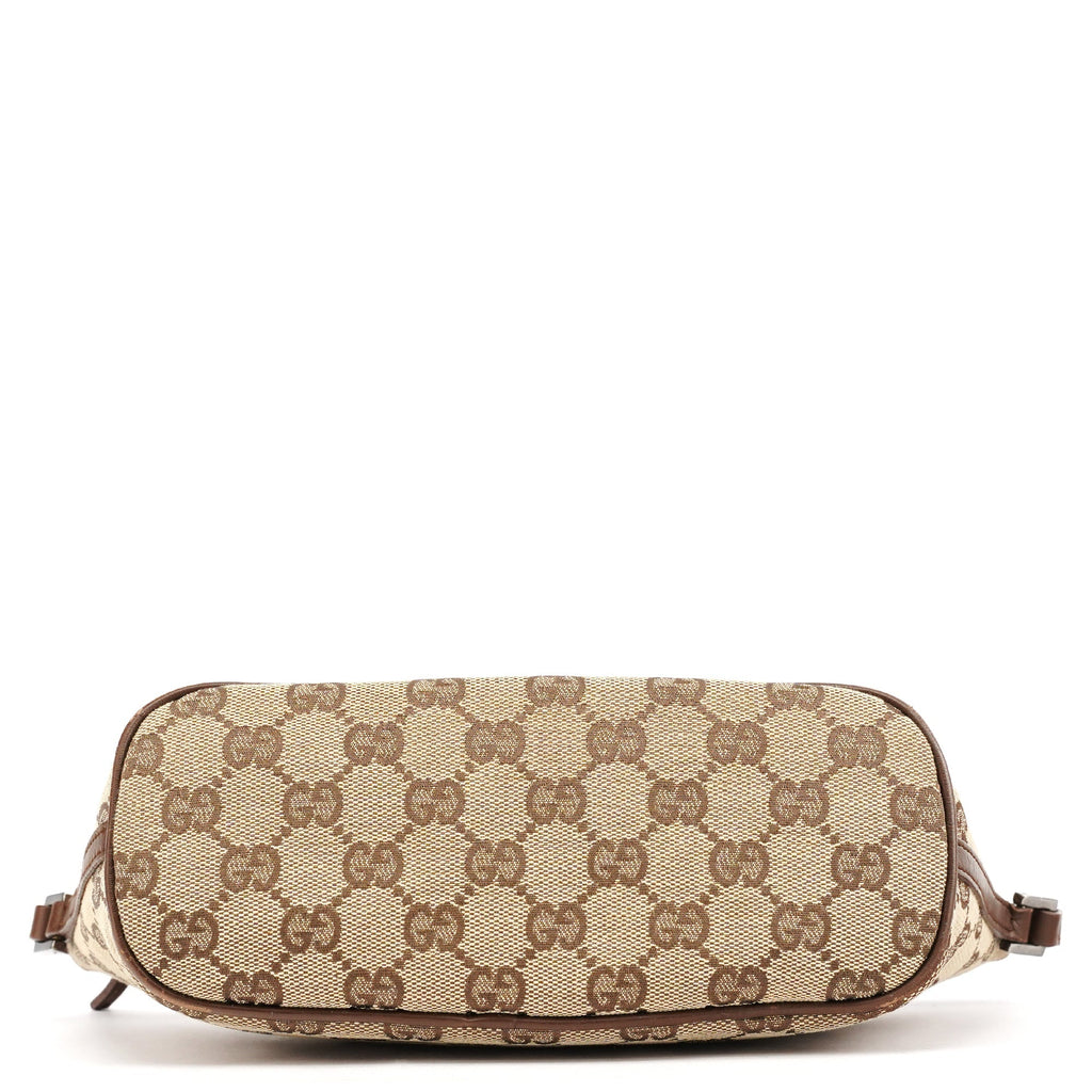 039 1103 Beige Brown GG Boat Pochette
