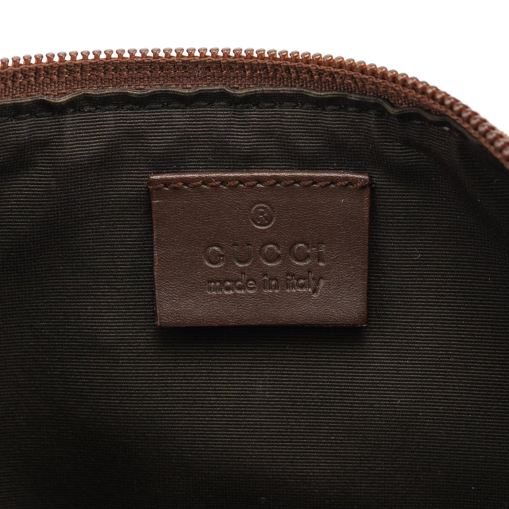 039 1103 Beige Brown GG Boat Pochette