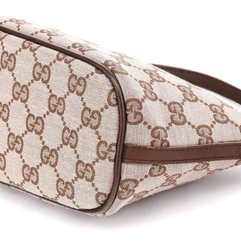 039 1103 Beige Brown GG Boat Pochette