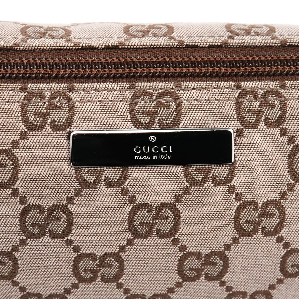039 1103 Beige Brown GG Boat Pochette