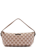 039 1103 Beige Brown GG Boat Pochette