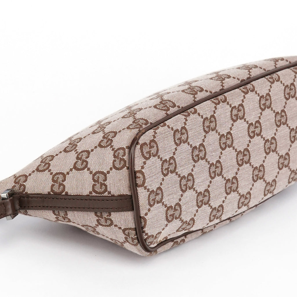 039 1103 Beige Brown GG Boat Pochette