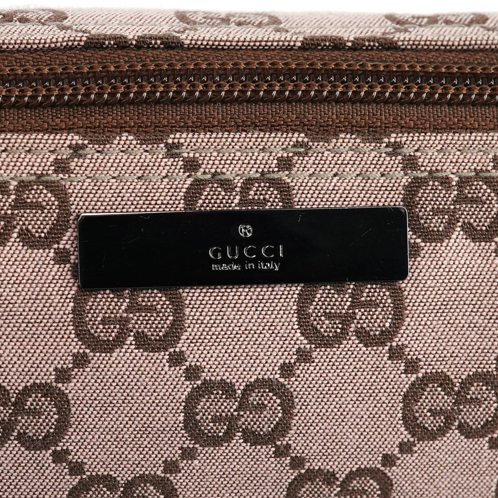 039 1103 Beige Brown GG Boat Pochette