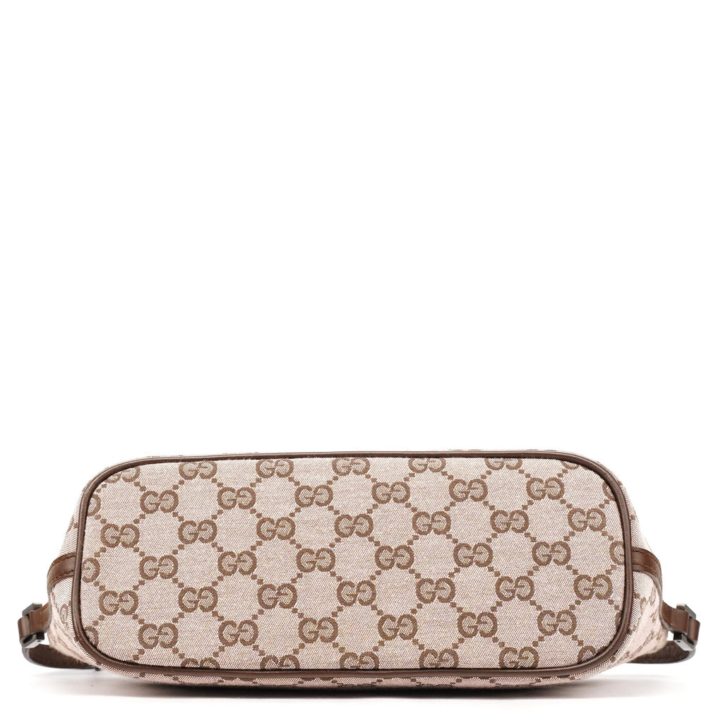 039 1103 Beige Brown GG Boat Pochette