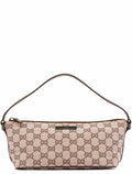 039 1103 Beige Brown GG Boat Pochette