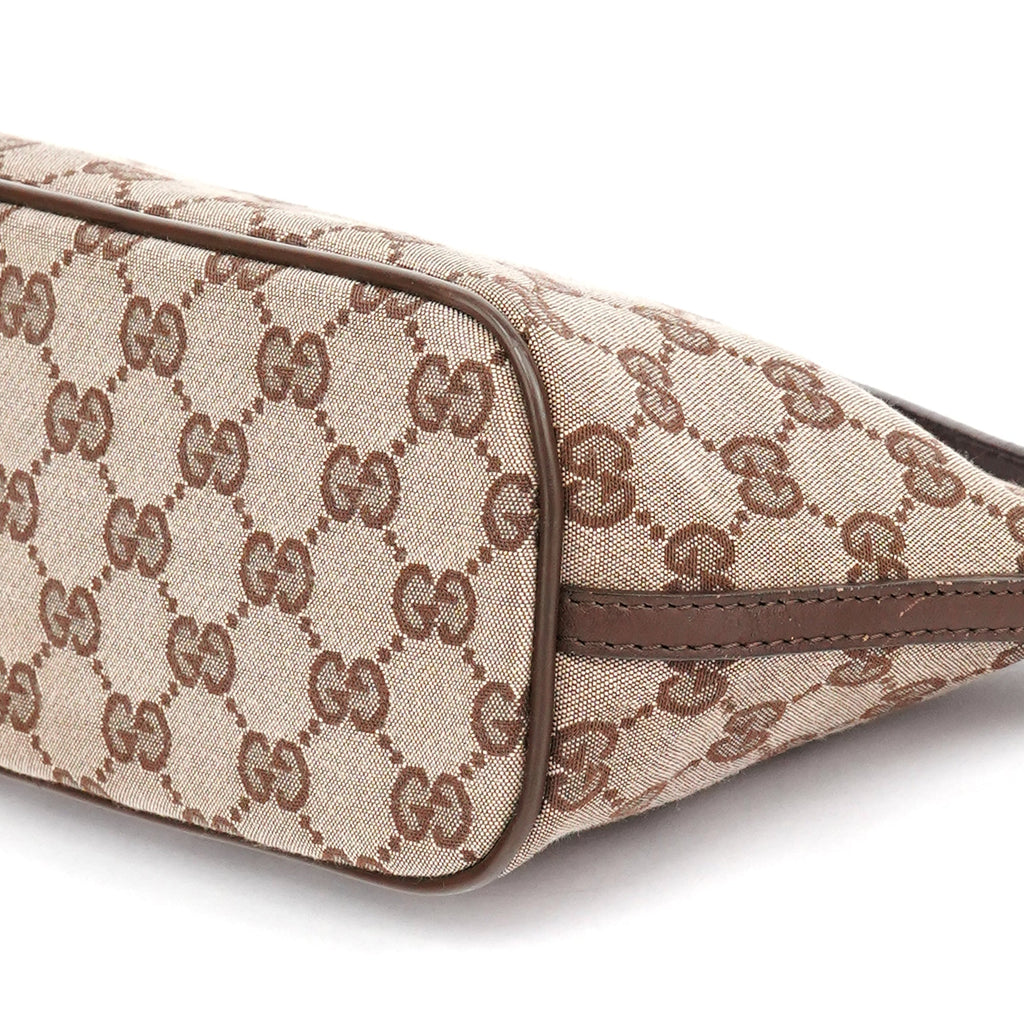 039 1103 Beige Brown GG Boat Pochette