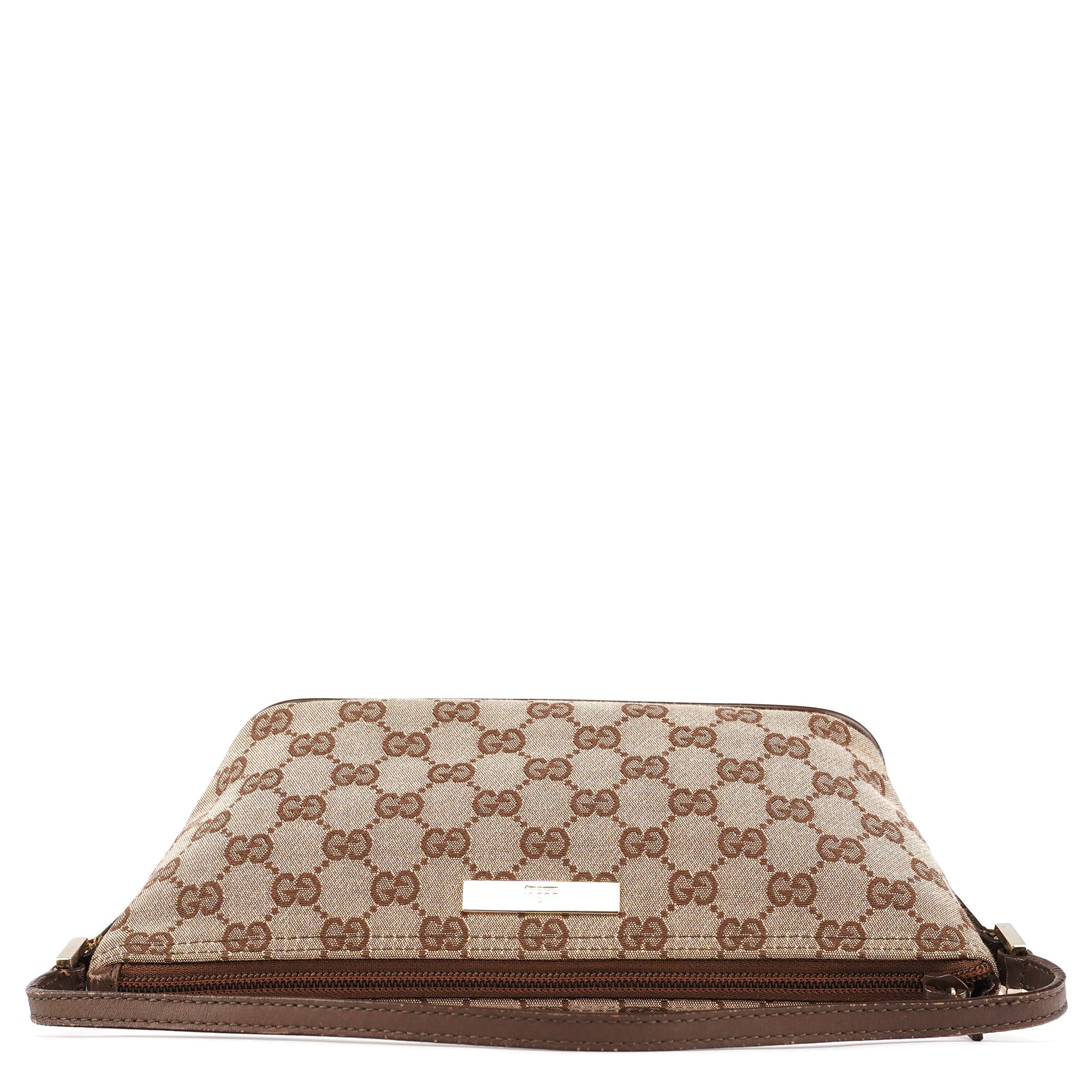 039 1103 Beige Brown GG Boat Pochette