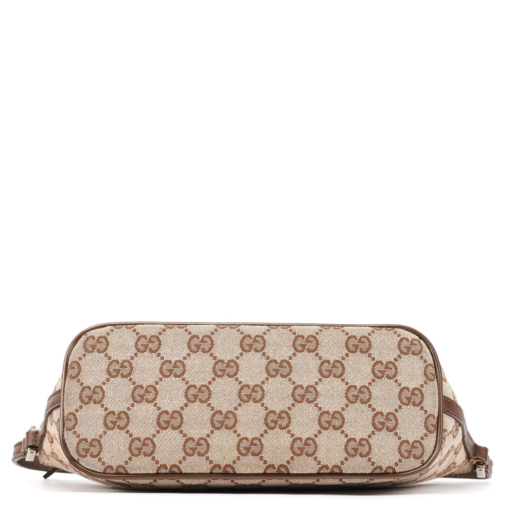 039 1103 Beige Brown GG Boat Pochette