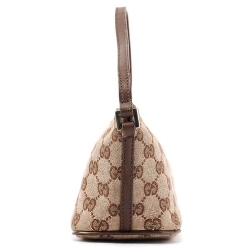039 1103 Beige Brown GG Boat Pochette