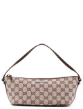 039 1103 Beige Brown GG Boat Pochette
