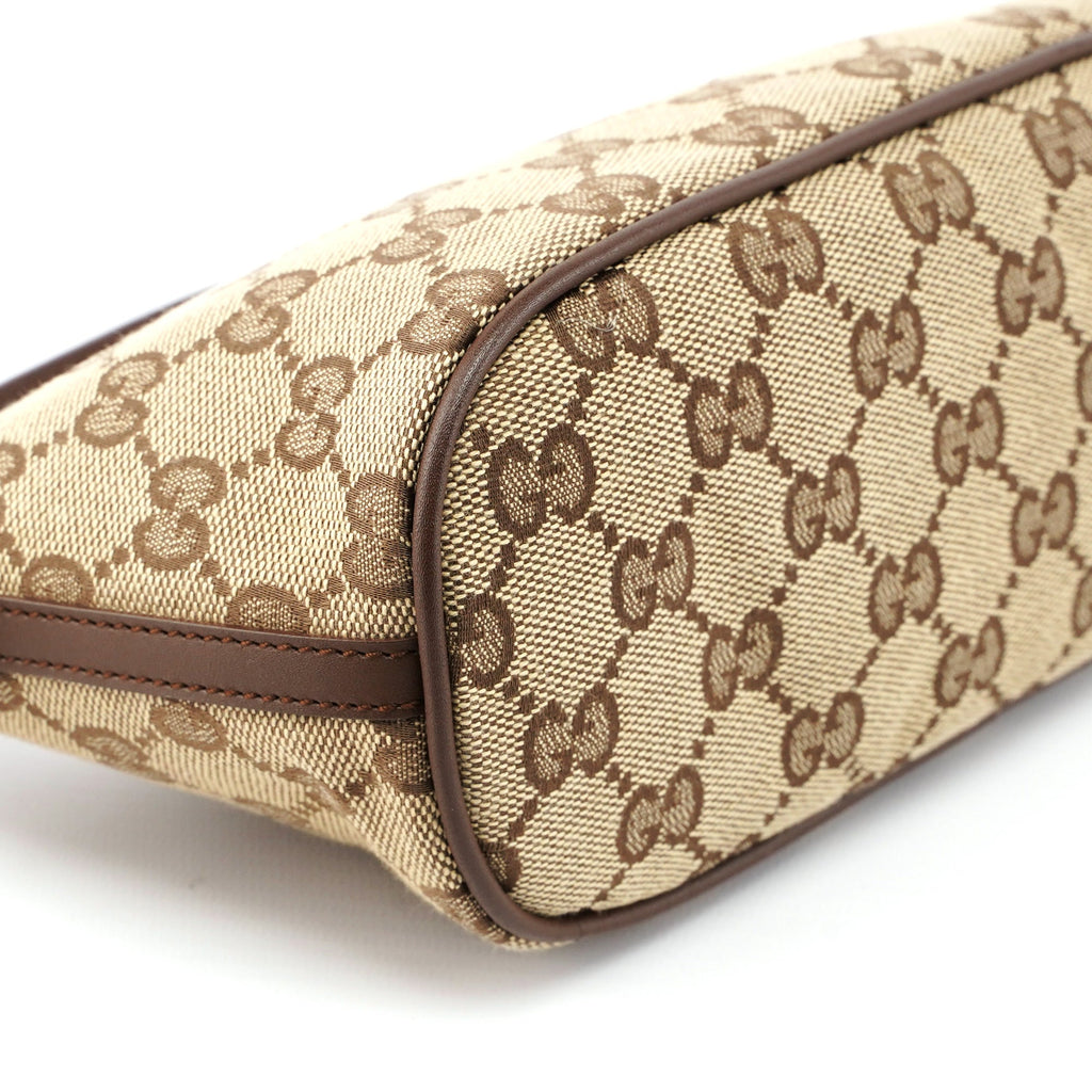 039 1103 Beige Brown GG Boat Pochette