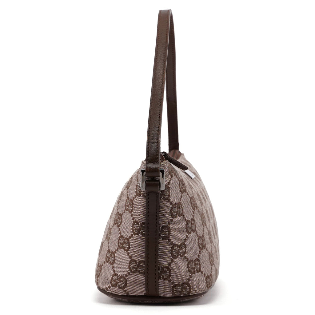 039 1103 Beige Brown GG Boat Pochette