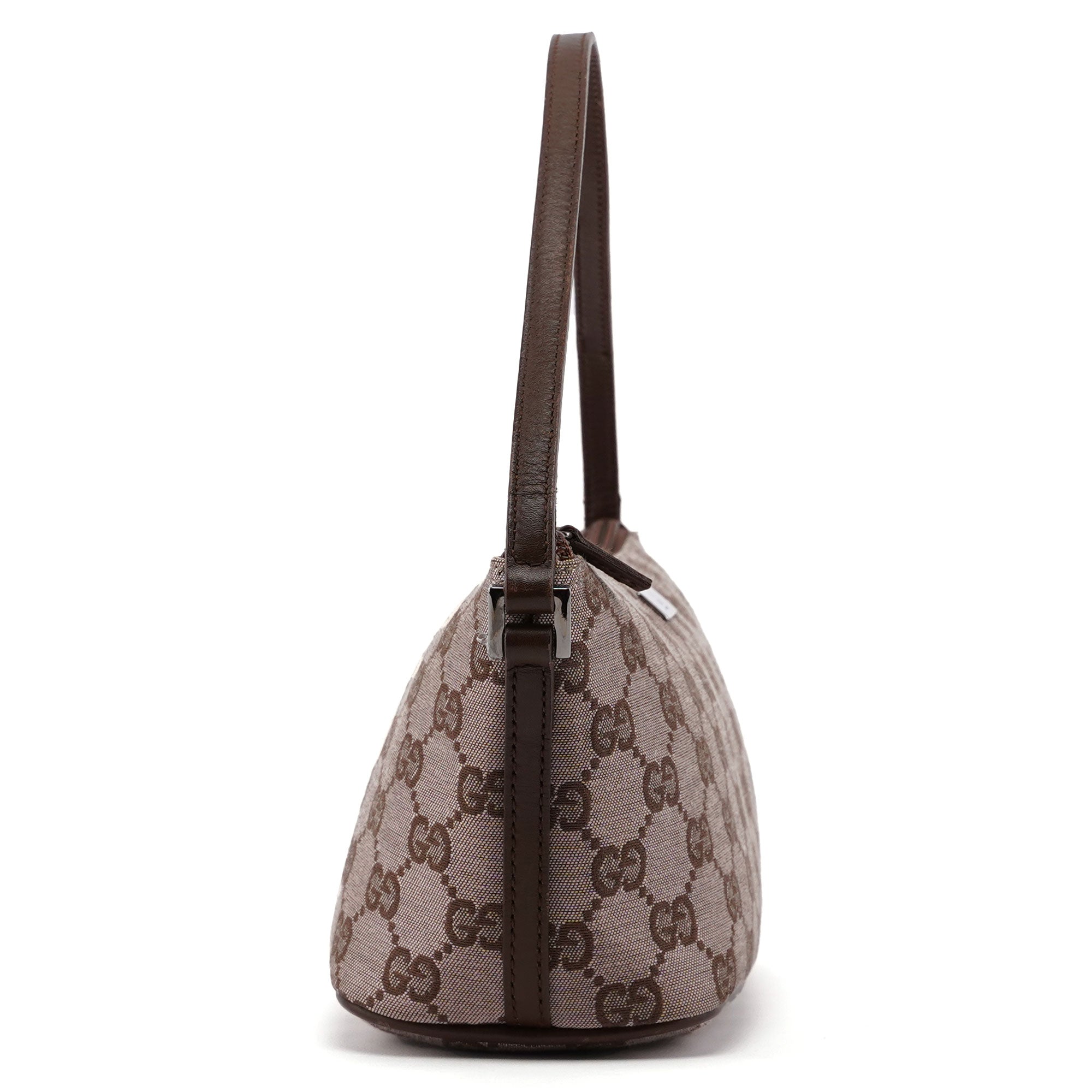039 1103 Beige Brown GG Boat Pochette