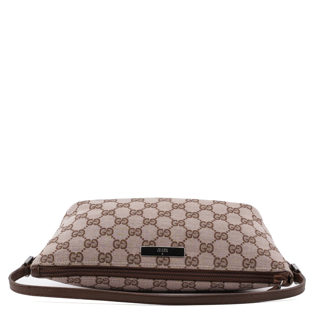 039 1103 Beige Brown GG Boat Pochette