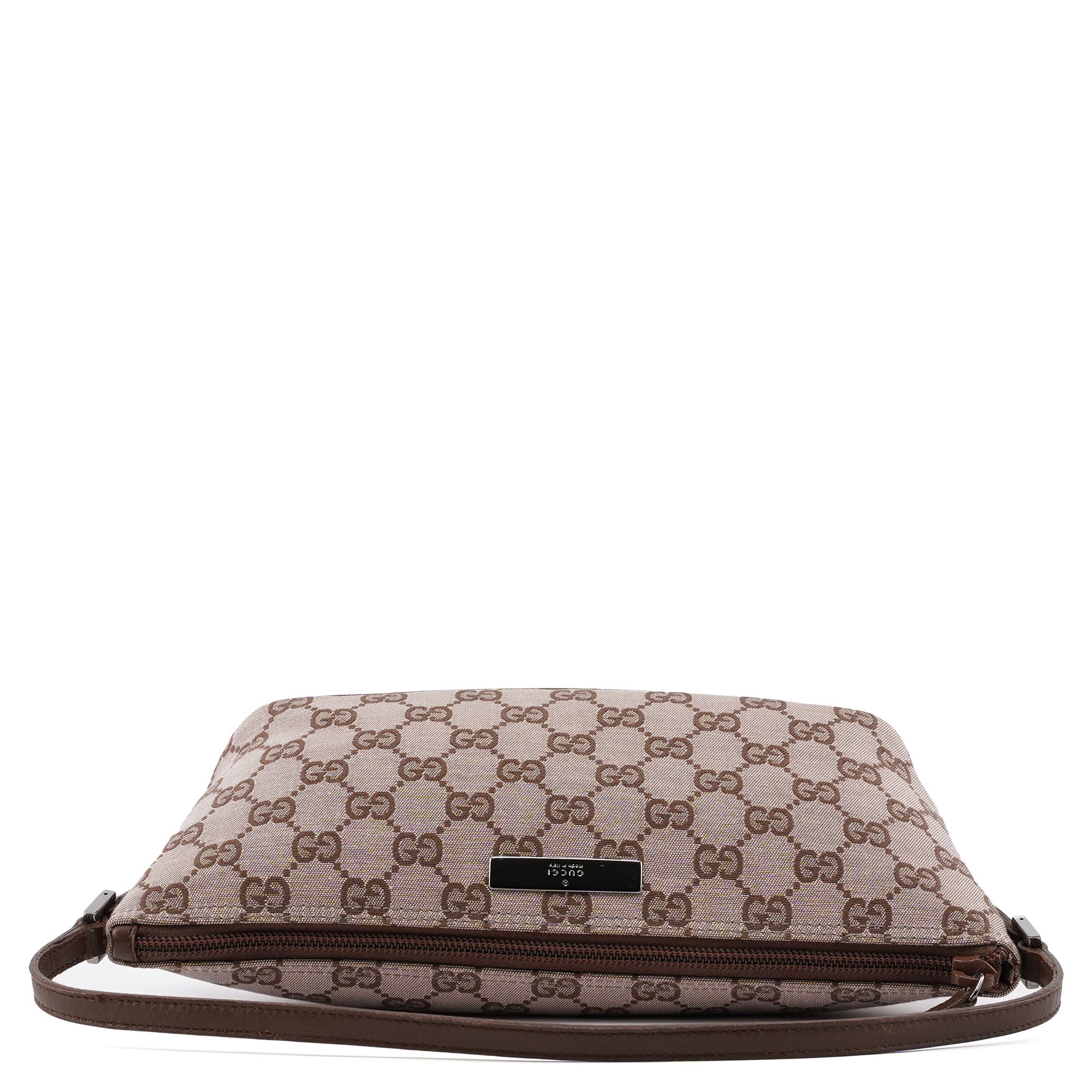 039 1103 Beige Brown GG Boat Pochette