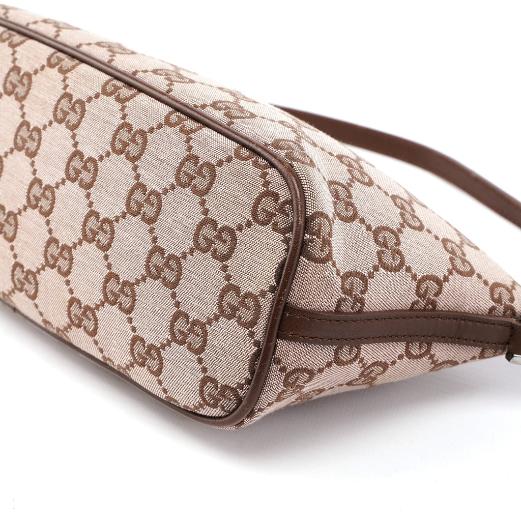039 1103 Beige Brown GG Boat Pochette