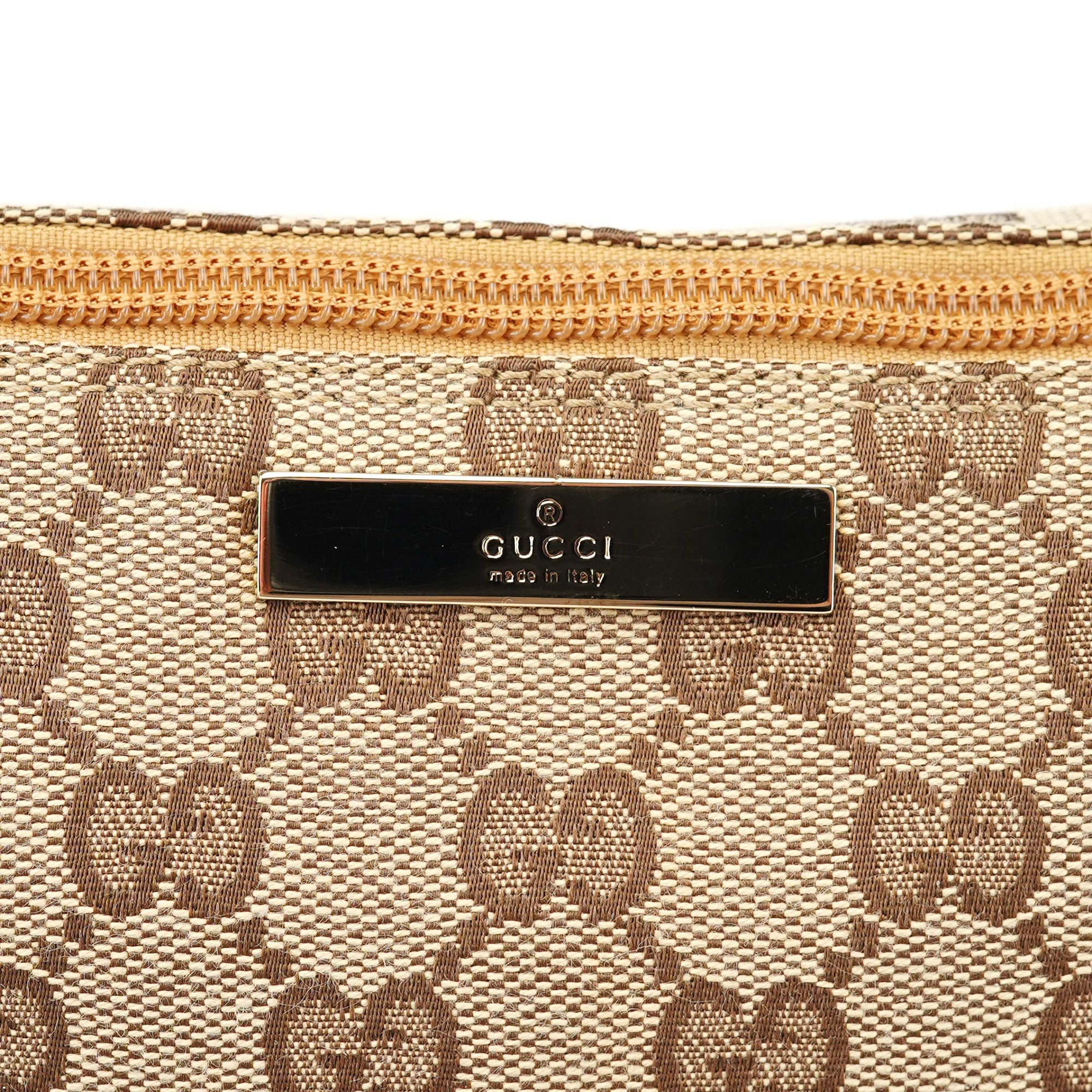 039 1103 Beige GG Boat Pochette