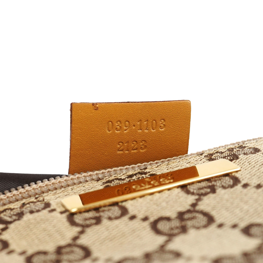 039 1103 Beige GG Boat Pochette