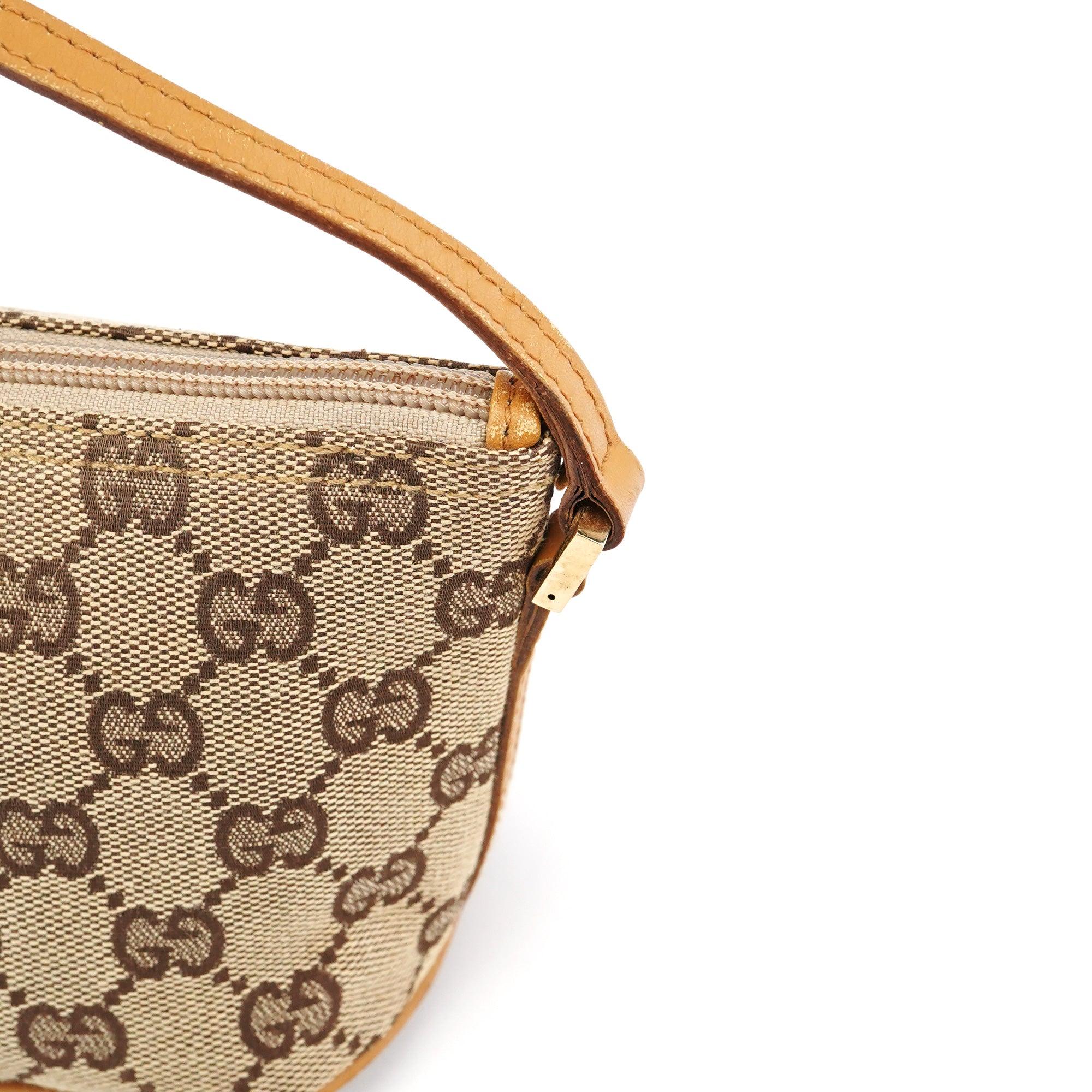039 1103 Beige GG Boat Pochette