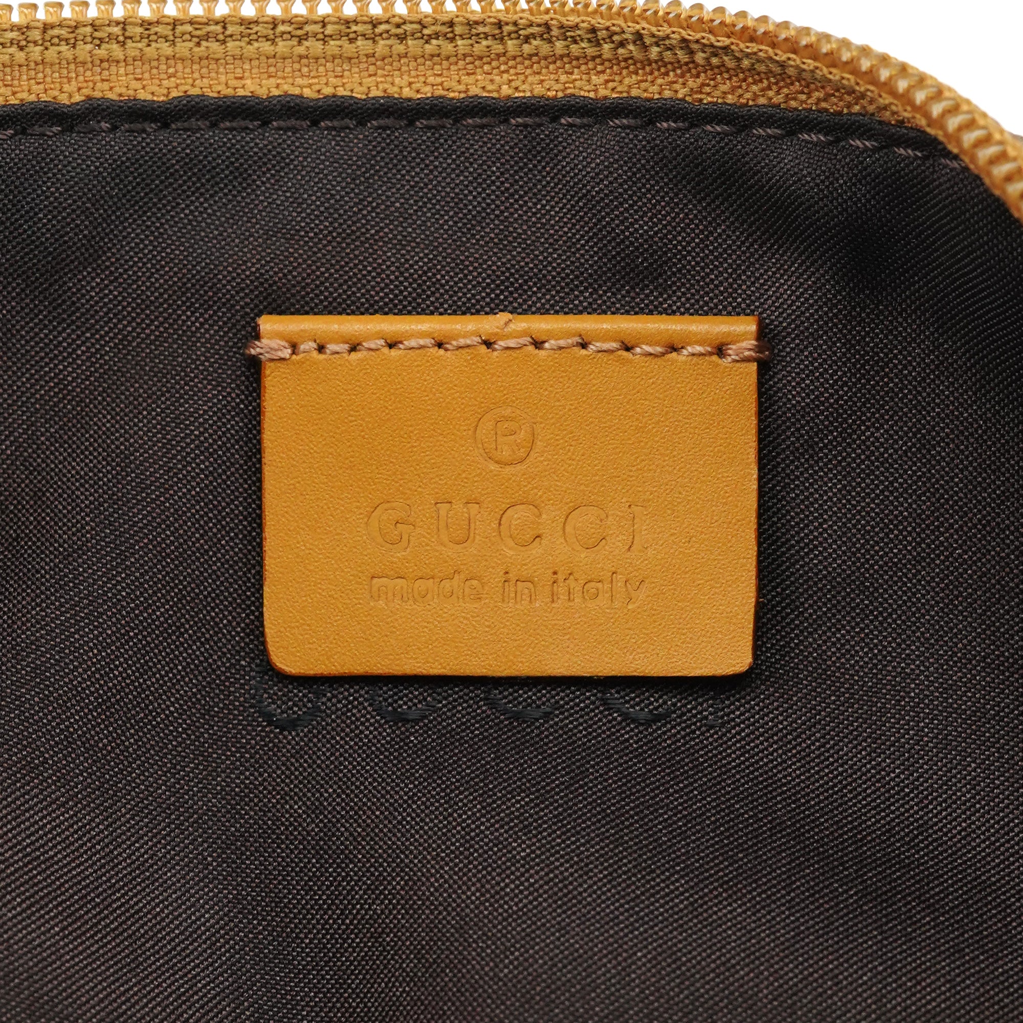 039 1103 Beige GG Boat Pochette
