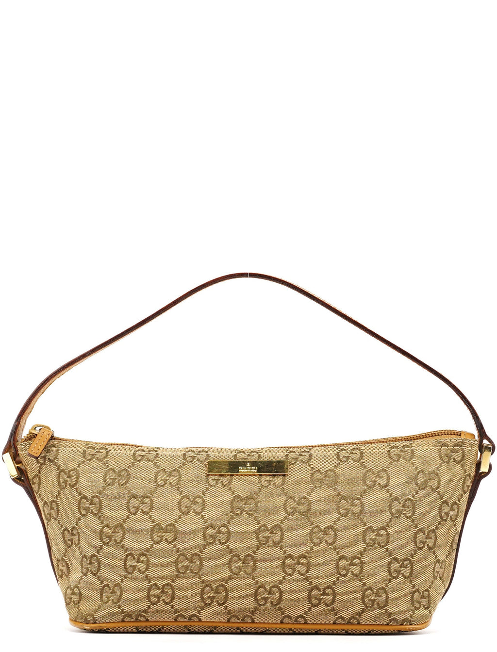 039 1103 Beige GG Boat Pochette