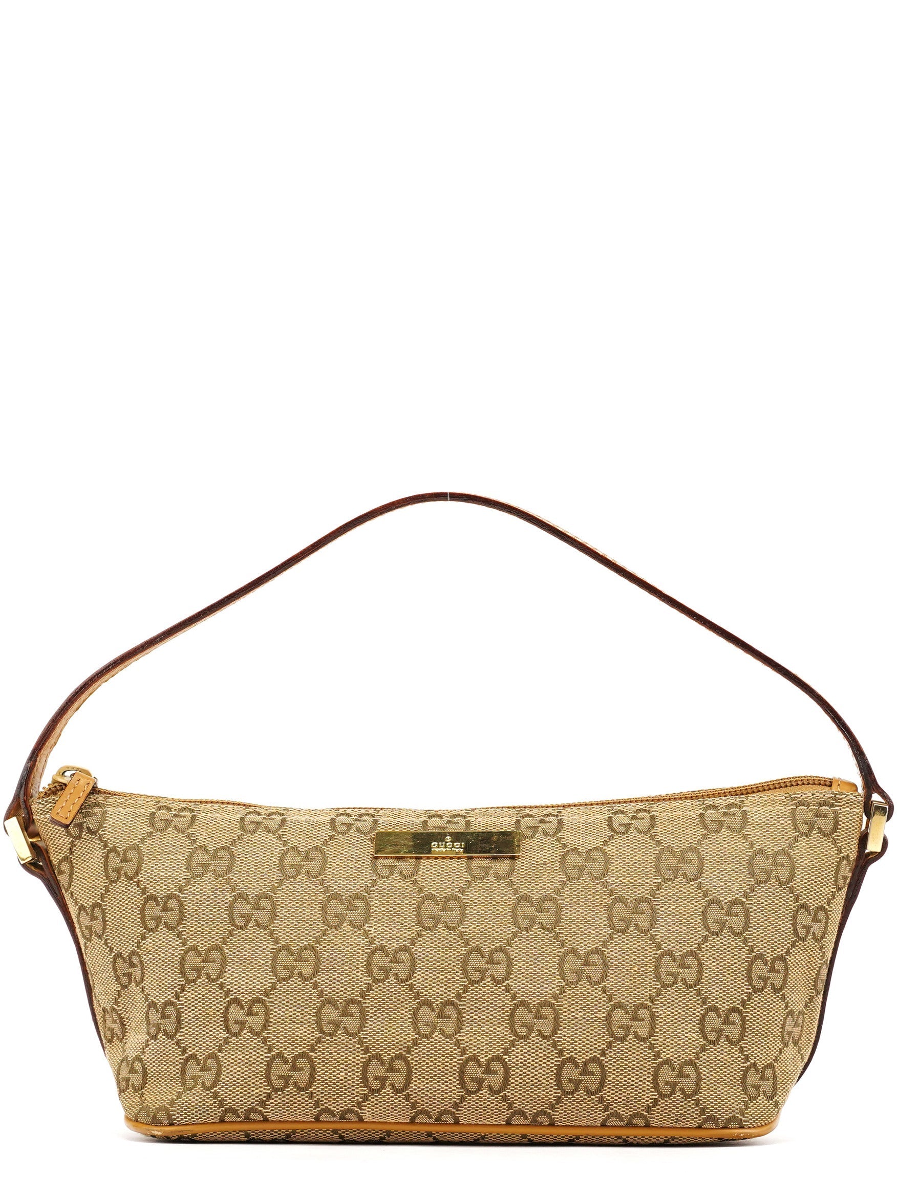 039 1103 Beige GG Boat Pochette