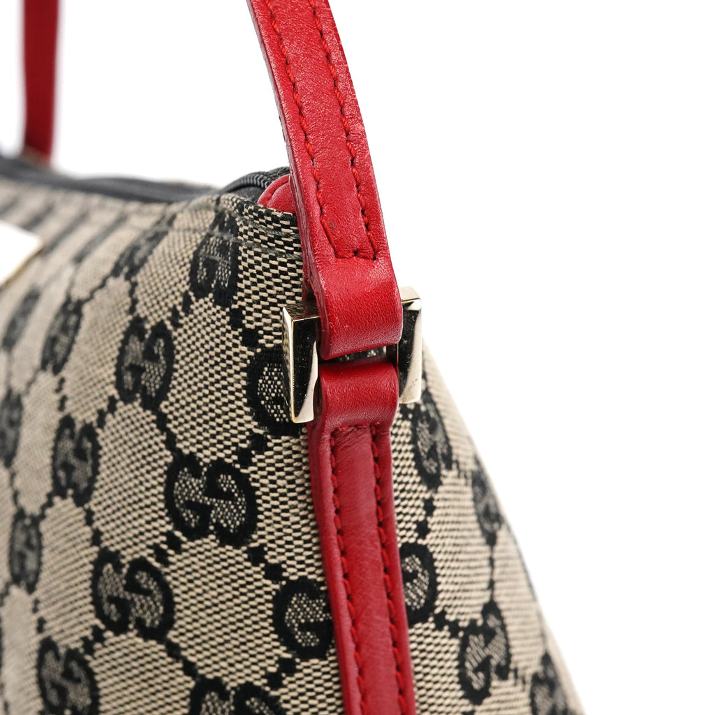 039 1103 Beige Red GG Boat Pochette
