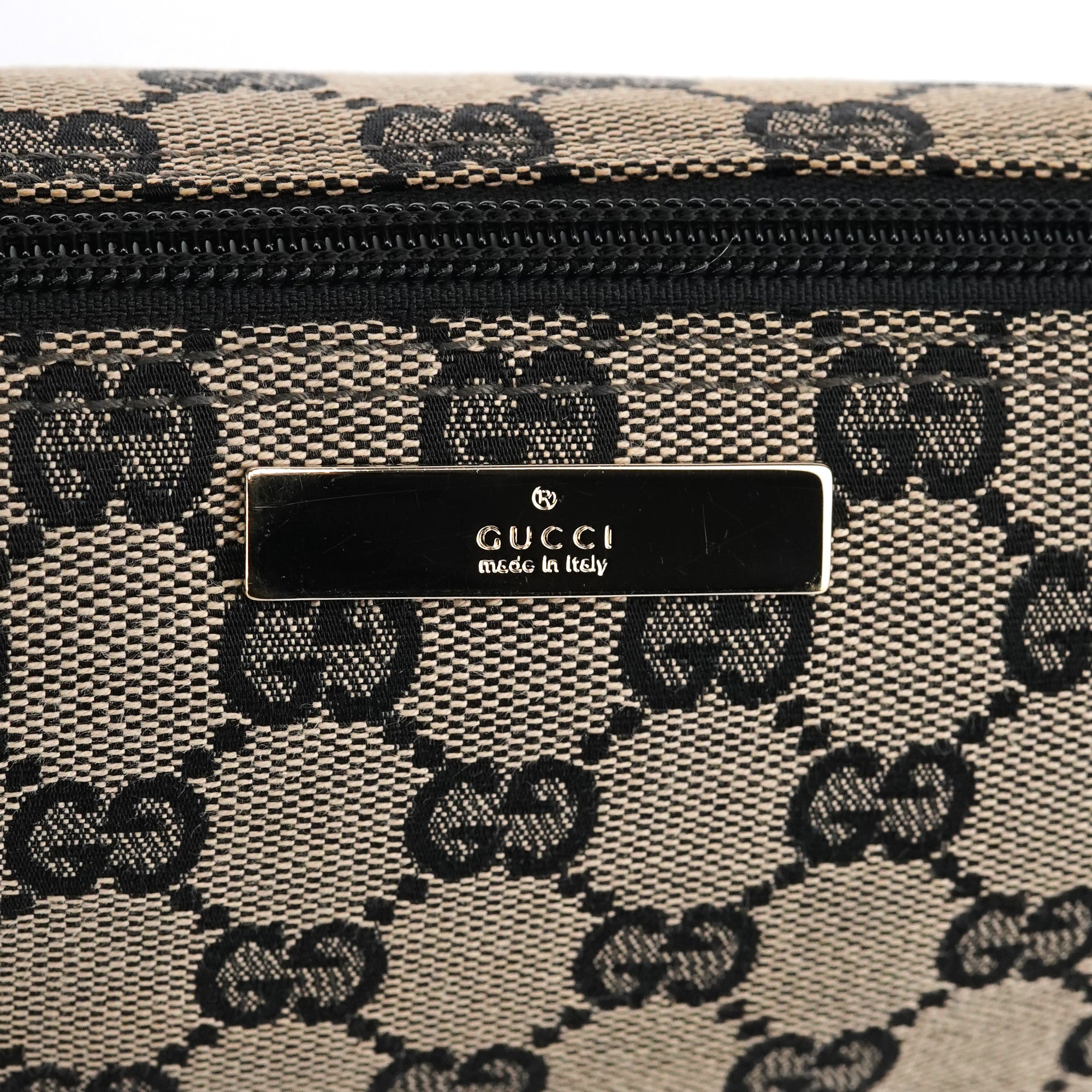 039 1103 Beige Red GG Boat Pochette